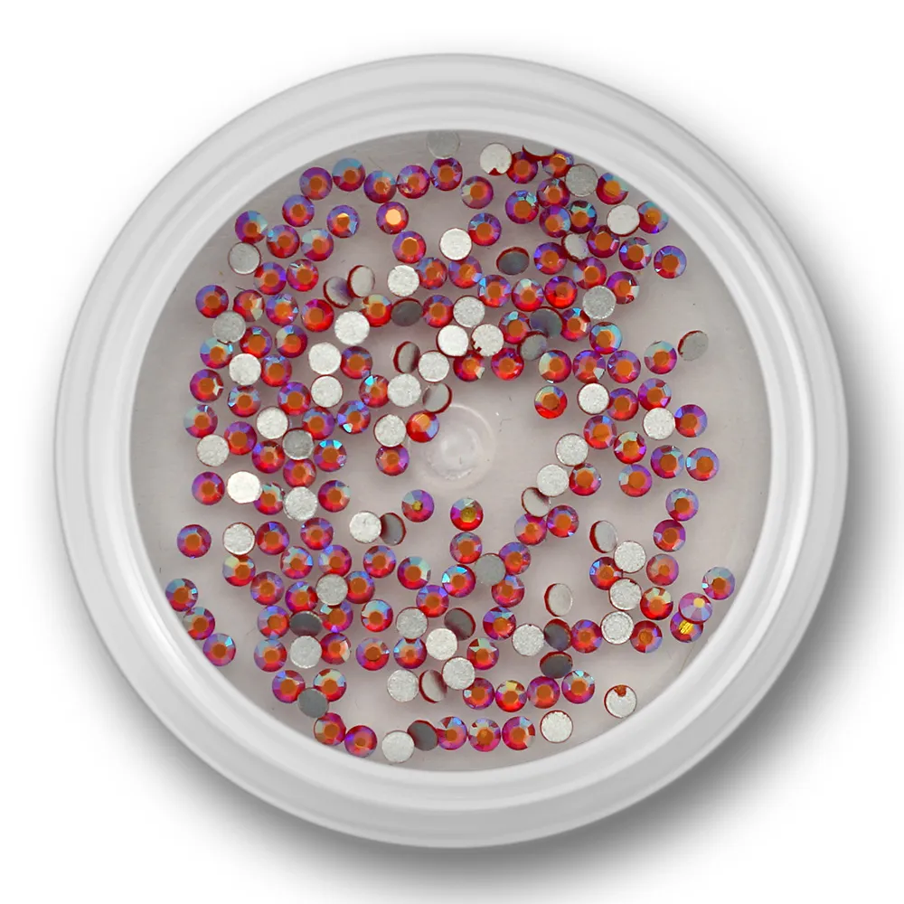 Zirkonia krystal, rød opal, 1,5mm, ca. 100 stk. SS4