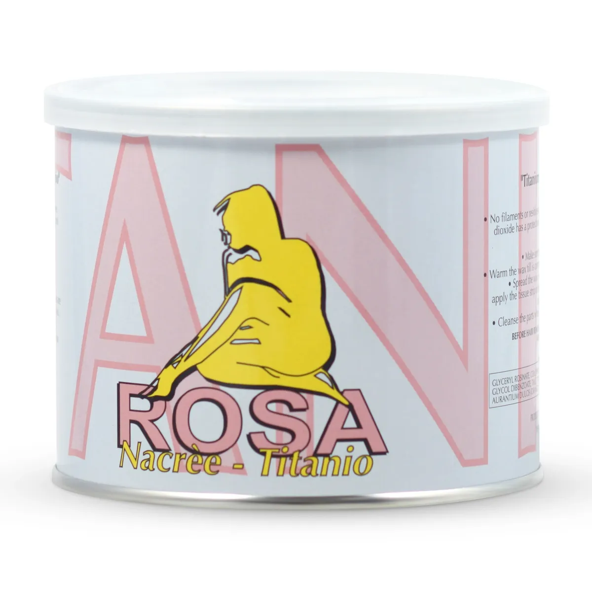 Varmvoks, Rosa Nacrée - Titanio 400ml