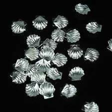 Muslingeskaller i sølv, store10 stk.