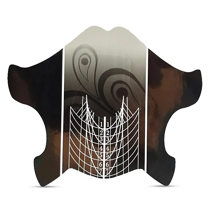 100stk skabeloner sort med forklip