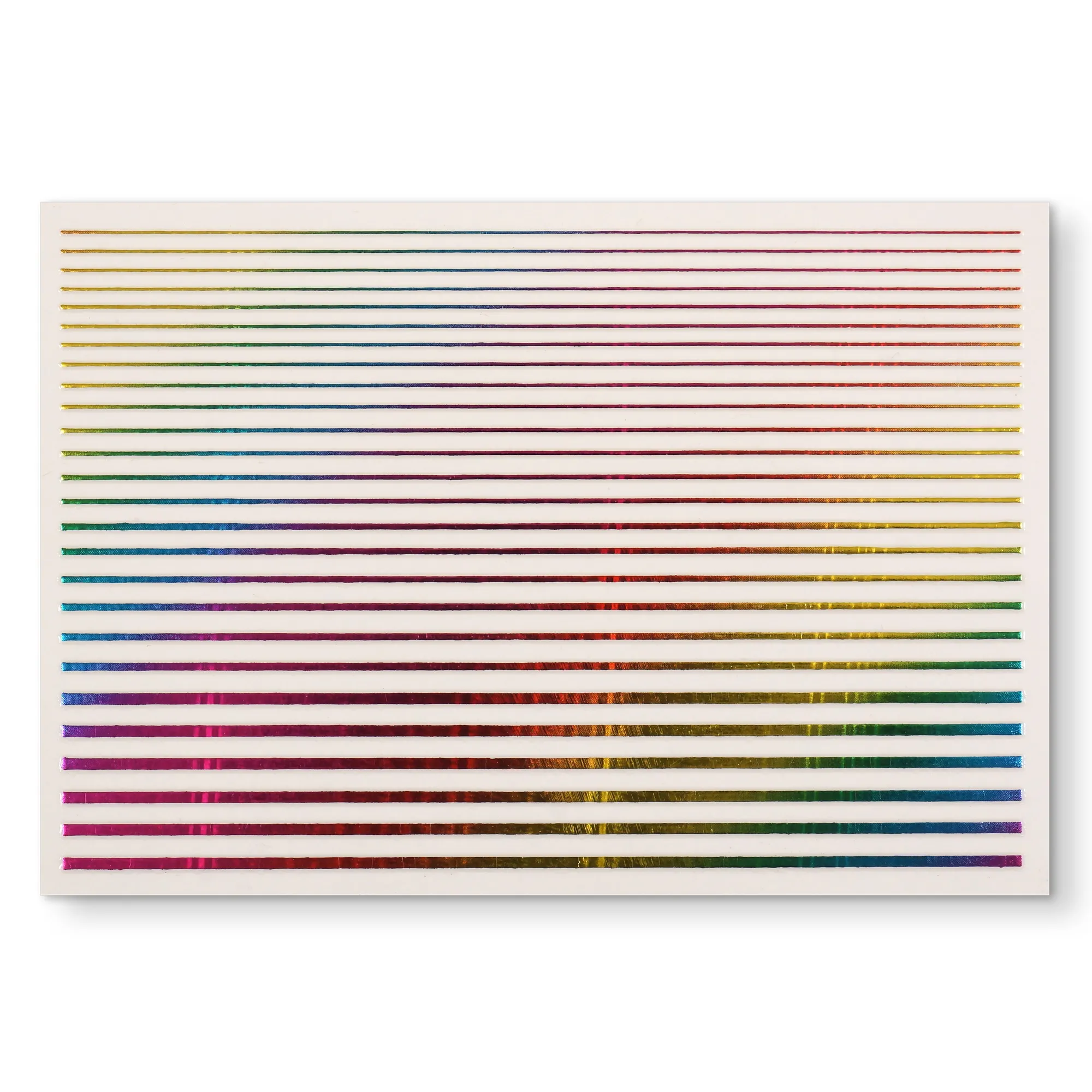 3D fleksible metal striber rainbow