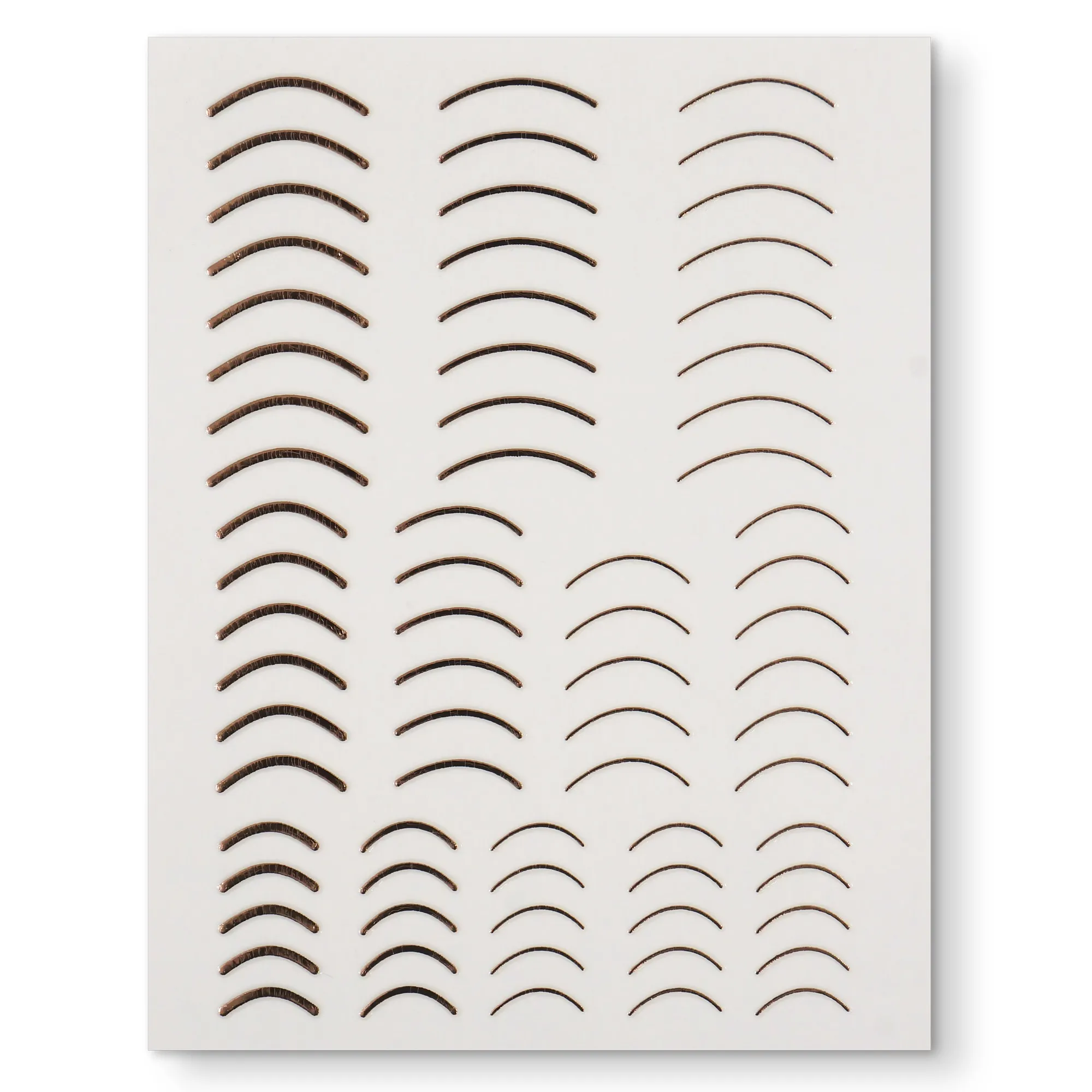 3D fleksible metal kurver i guld