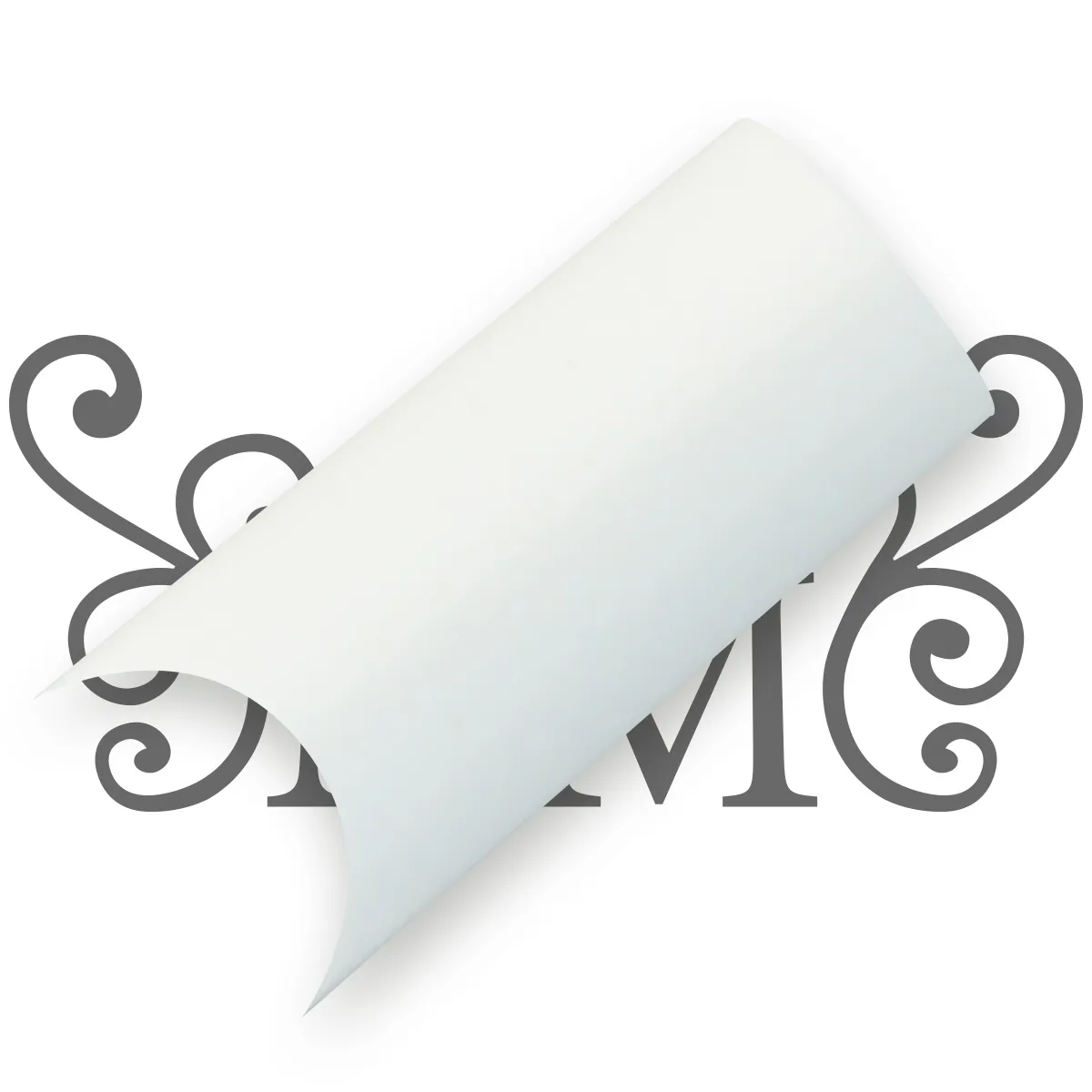 100 stk tunnel tipper mat hvid, Uden fals