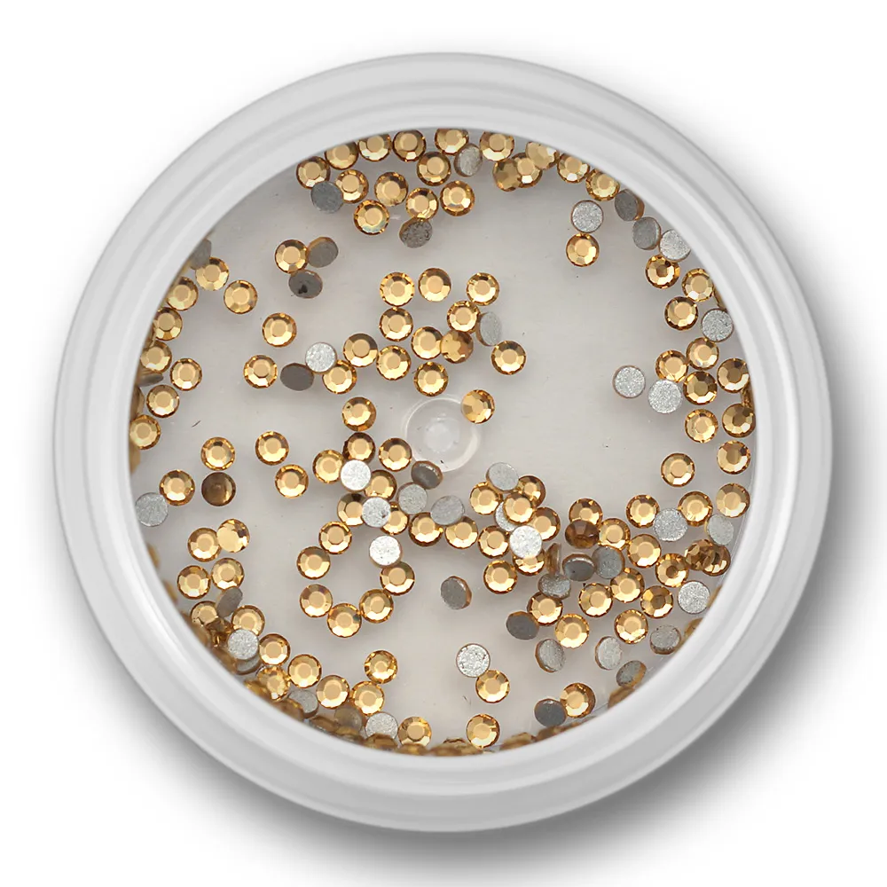 Zirkonia krystal topaz, 1,5 mm, ca.100 stk. SS4