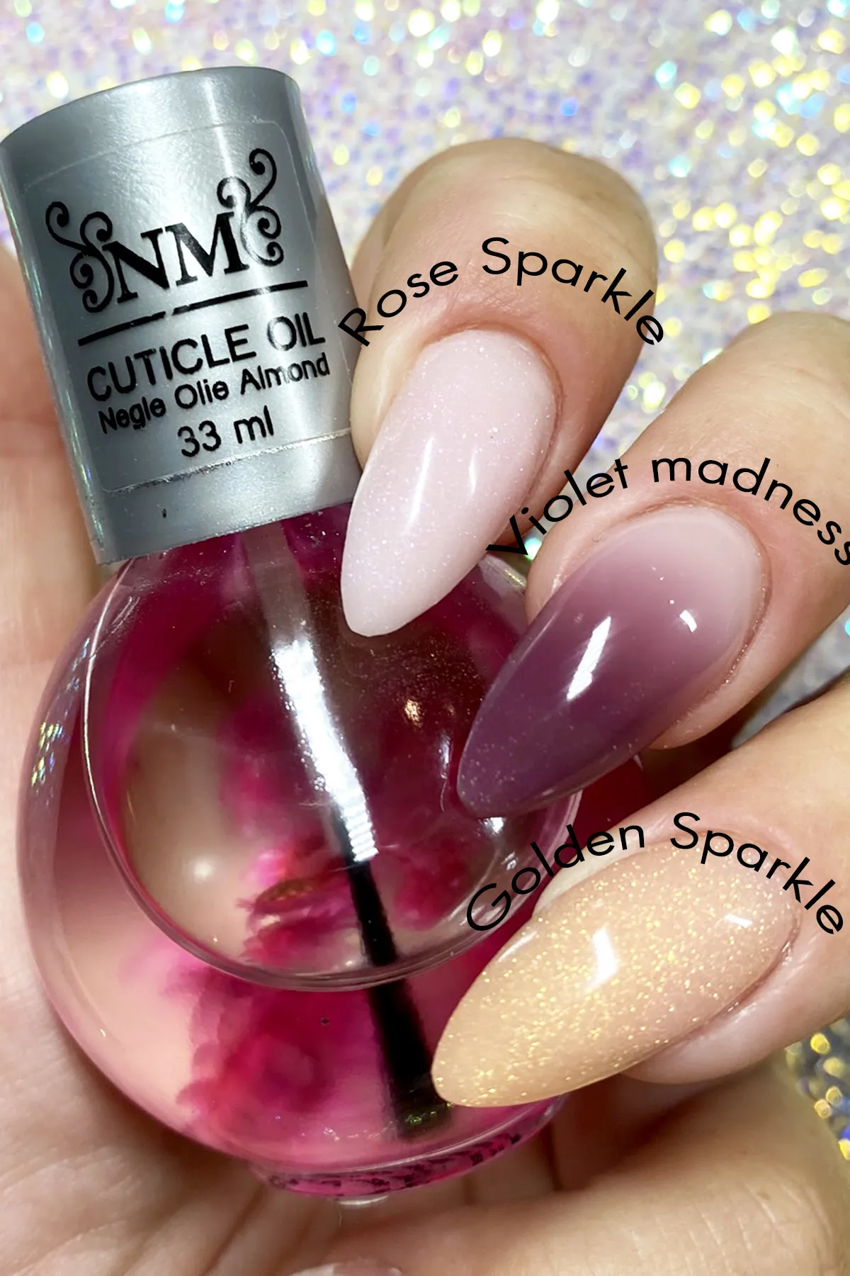 Hybrid-GEL, Rose Sparkle 30g.