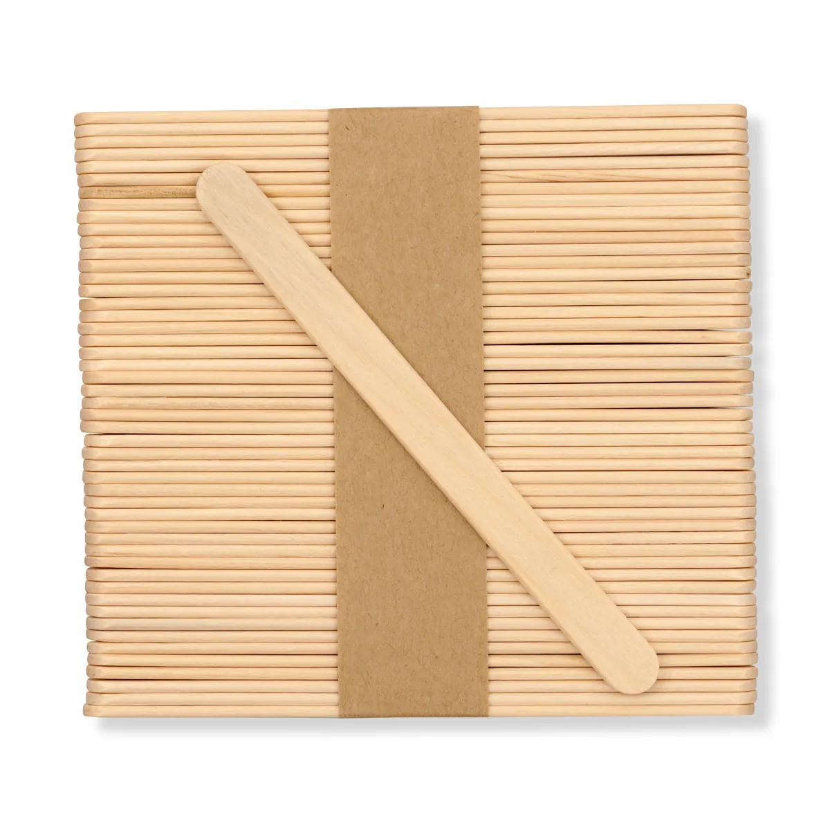 Ansigts træspatel/rørepind, Medium 50 stk. pr. pakke