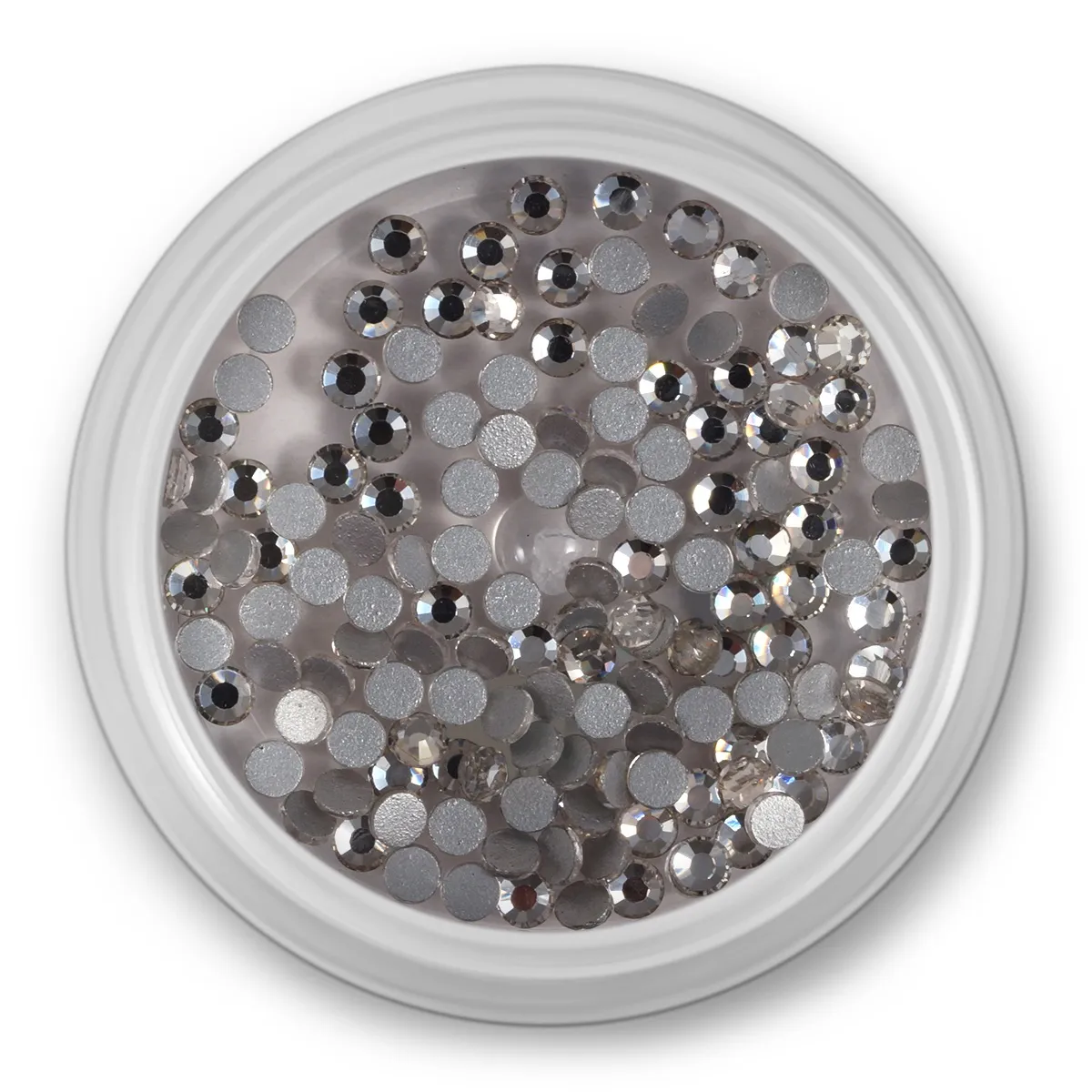 Zirkonia krystal, klar, ca. 100 stk. ss8