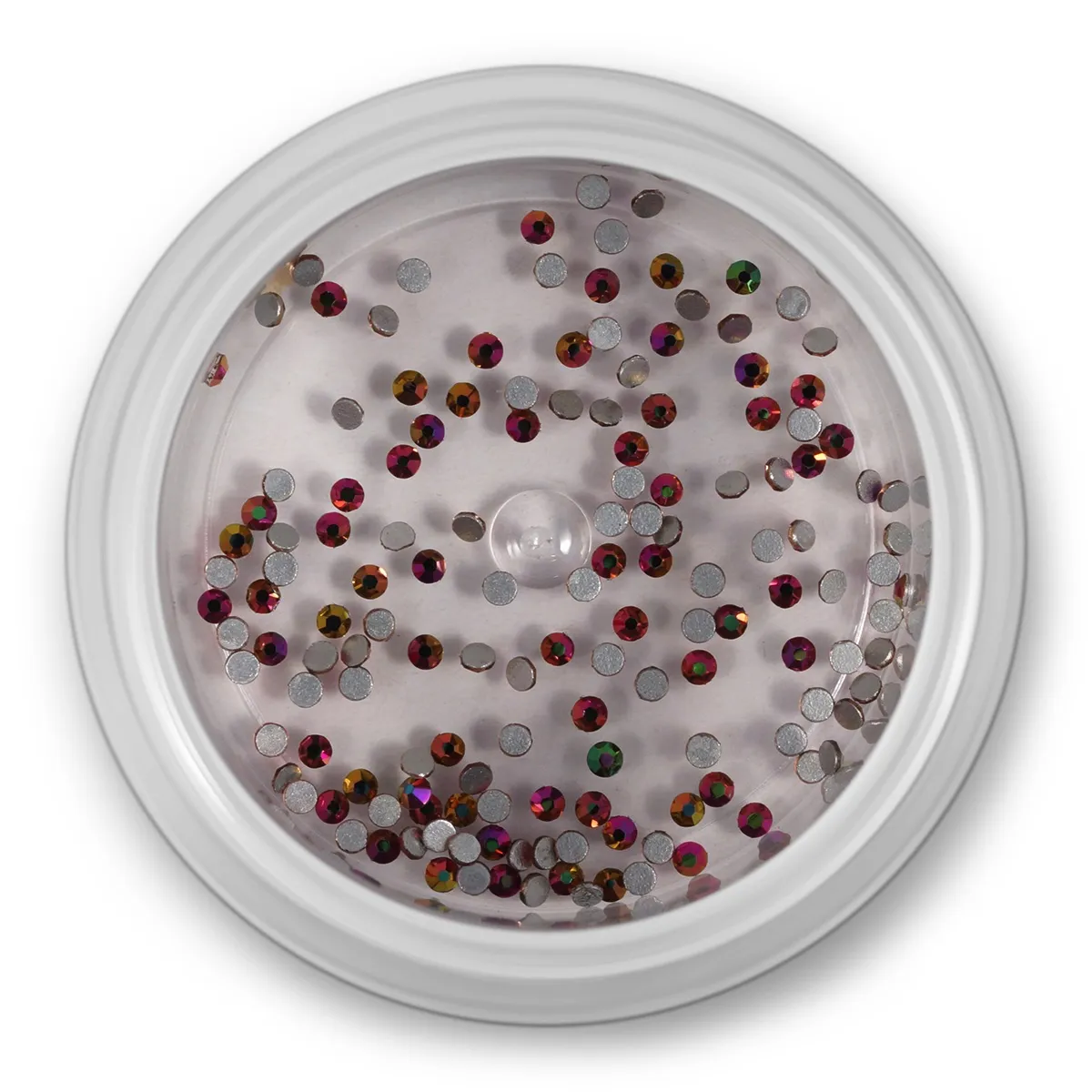 Zirkonia krystal, pinkforest, AB, ss4, ca. 100 stk.