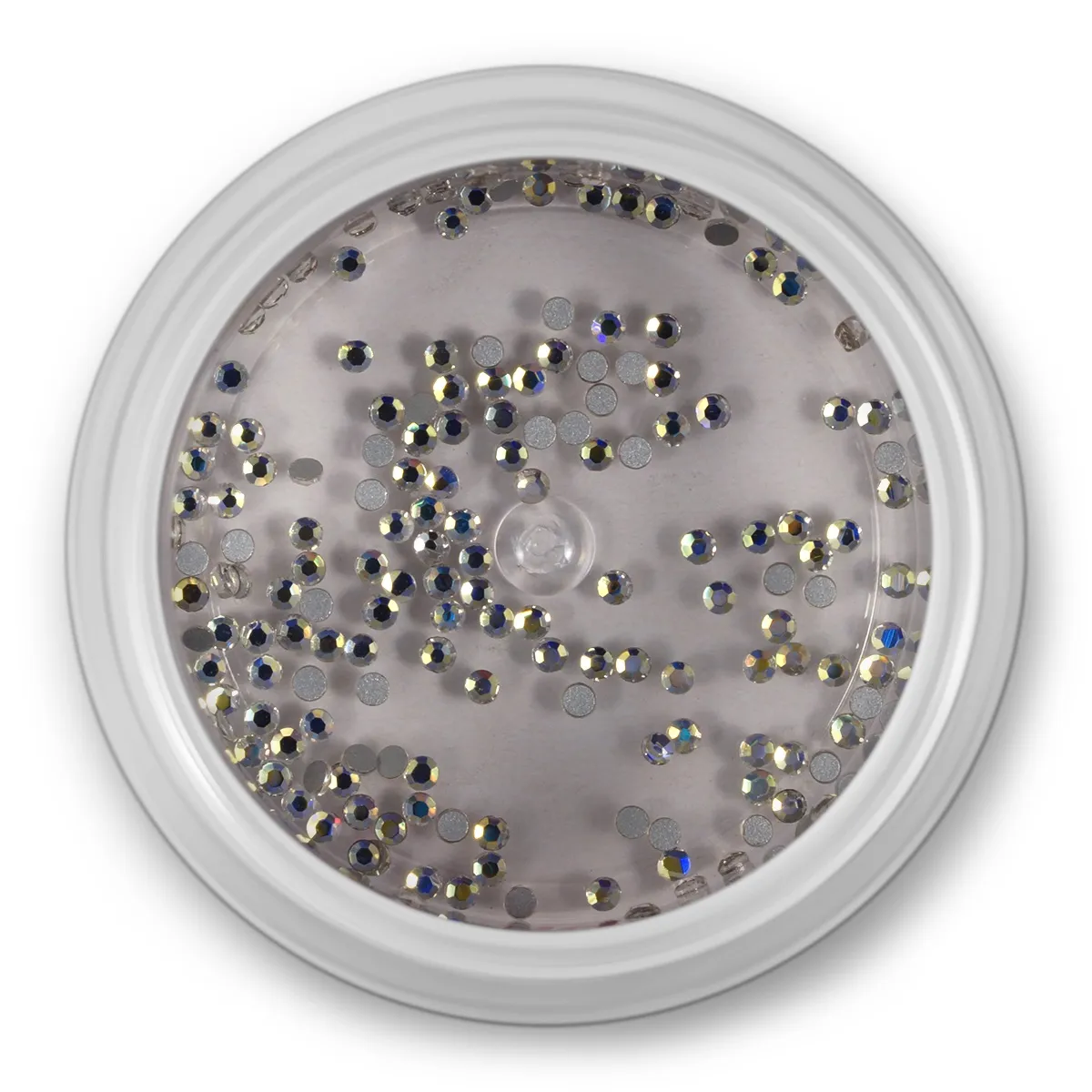 Zirkonia krystal,moonstone, SS4, rund, 100stk