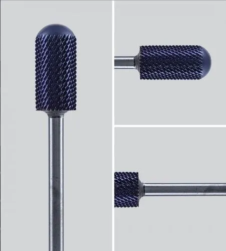 Long Life” coating, cylinderfræser, rund top, medium